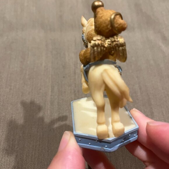 Cherished Teddies December Winter Monthly Carousel 2000 Enesco Priscilla Hillman - Picture 4 of 5